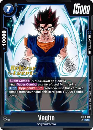 Image of Vegito - FB10-041 (FB10-041) - Cross Force Release Event Cards