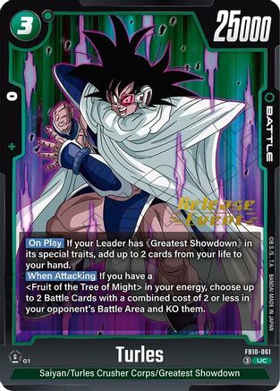 Image of Turles - FB10-061 (FB10-061) - Cross Force Release Event Cards
