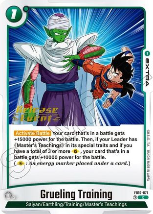Image of Grueling Training (FB10-071) - Cross Force Release Event Cards