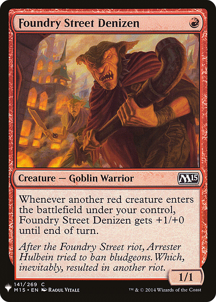 Image of Foundry Street Denizen (LIST-141) - The List