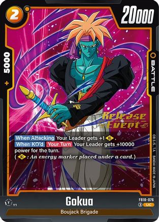 Image of Gokua - FB10-076 (FB10-076) - Cross Force Release Event Cards