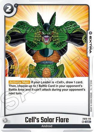 Image of Cell's Solar Flare (FB10-119) - Cross Force Release Event Cards