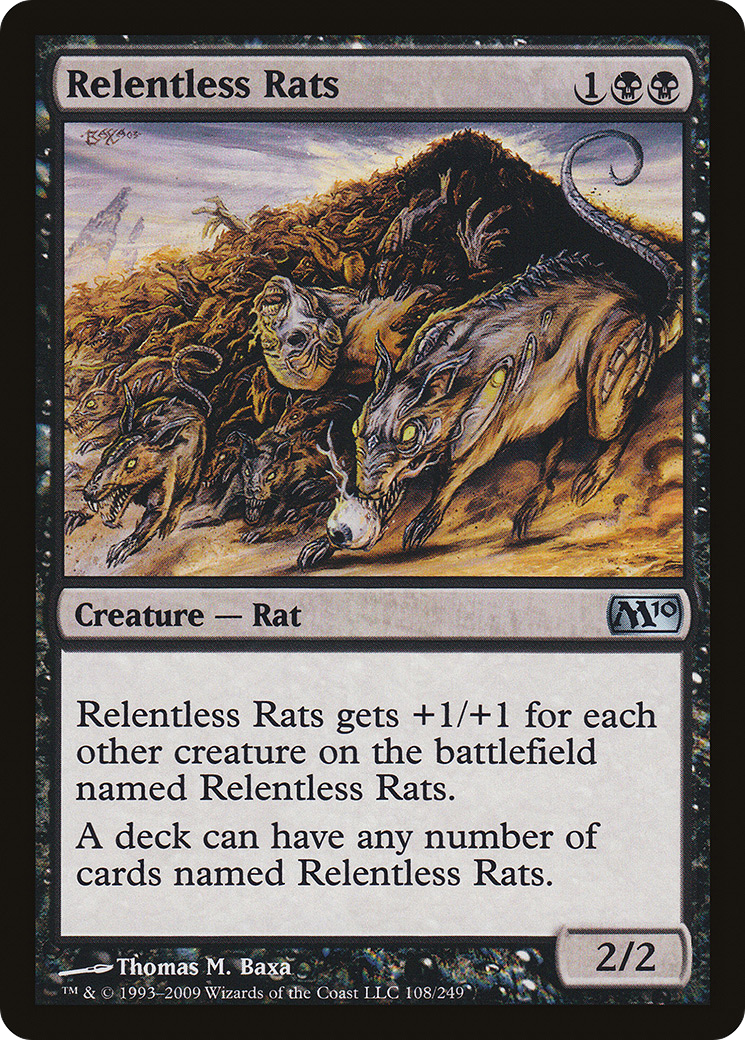 Image of Relentless Rats (M10-108) - Magic 2010 Foil