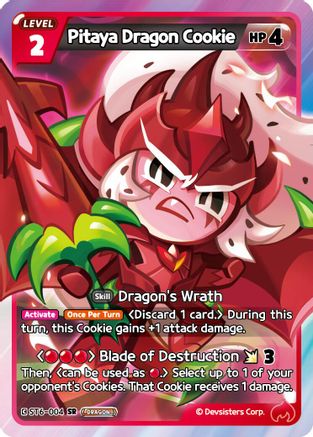 Image of Pitaya Dragon Cookie (ST6-004) - Starter Deck Assortment 2 Legendary Cookie Foil