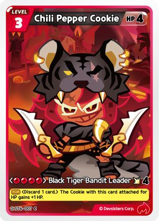 Image of Chili Pepper Cookie (ST6-007) - Starter Deck Assortment 2 Legendary Cookie