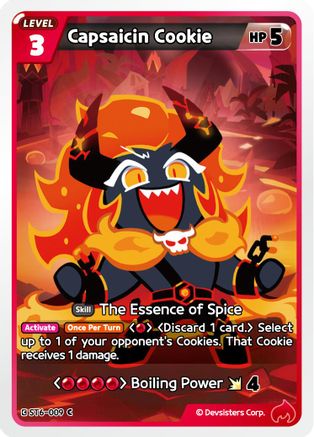 Image of Capsaicin Cookie (ST6-009) - Starter Deck Assortment 2 Legendary Cookie