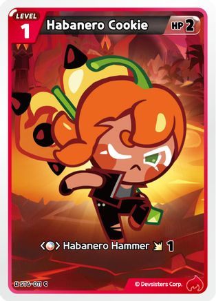 Image of Habanero Cookie (ST6-011) - Starter Deck Assortment 2 Legendary Cookie