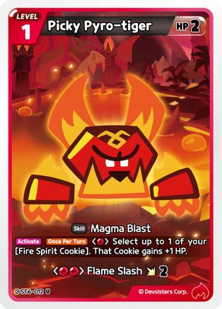 Image of Picky Pyro-tiger (ST6-012) - Starter Deck Assortment 2 Legendary Cookie