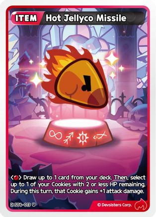 Image of Hot Jellyco Missile (ST6-013) - Starter Deck Assortment 2 Legendary Cookie