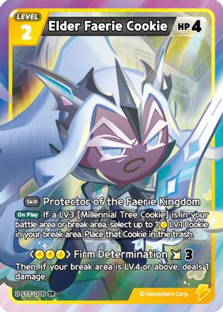 Image of Elder Faerie Cookie (ST7-008) - Starter Deck Assortment 2 Legendary Cookie Foil