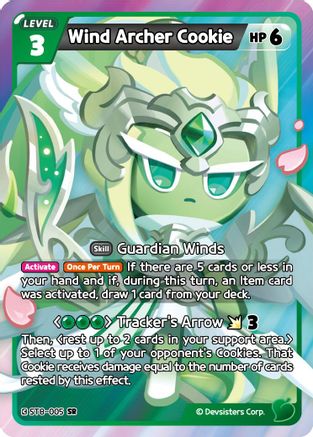 Image of Wind Archer Cookie (ST8-005) - Starter Deck Assortment 2 Legendary Cookie Foil