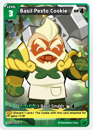 Image of Basil Pesto Cookie (ST8-006) - Starter Deck Assortment 2 Legendary Cookie