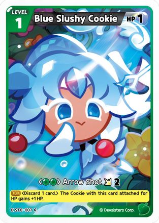 Image of Blue Slushy Cookie (ST8-007) - Starter Deck Assortment 2 Legendary Cookie Foil