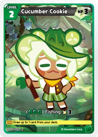 Image of Cucumber Cookie (ST8-009) - Starter Deck Assortment 2 Legendary Cookie