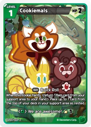 Image of Cookiemals (ST8-010) - Starter Deck Assortment 2 Legendary Cookie