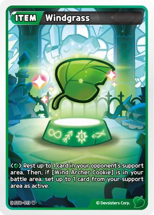 Image of Windgrass (ST8-013) - Starter Deck Assortment 2 Legendary Cookie