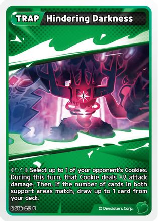 Image of Hindering Darkness (ST8-017) - Starter Deck Assortment 2 Legendary Cookie
