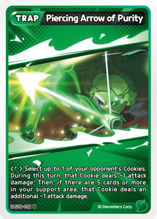 Image of Piercing Arrow of Purity (ST8-018) - Starter Deck Assortment 2 Legendary Cookie