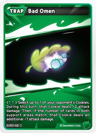Image of Bad Omen (ST8-019) - Starter Deck Assortment 2 Legendary Cookie
