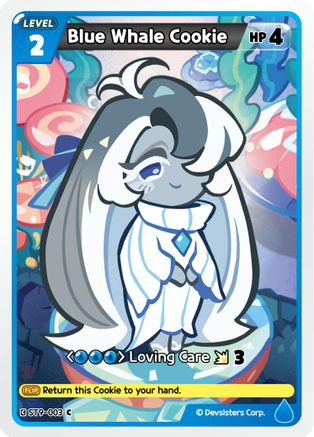 Image of Blue Whale Cookie (ST9-003) - Starter Deck Assortment 2 Legendary Cookie