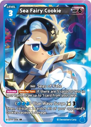 Image of Sea Fairy Cookie (ST9-006) - Starter Deck Assortment 2 Legendary Cookie Foil