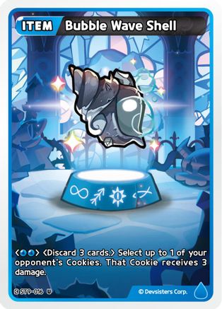Image of Bubble Wave Shell (ST9-016) - Starter Deck Assortment 2 Legendary Cookie