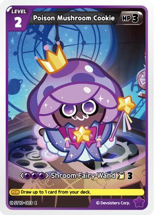 Image of Poison Mushroom Cookie (ST10-003) - Starter Deck Assortment 2 Legendary Cookie