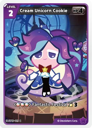 Image of Cream Unicorn Cookie (ST10-011) - Starter Deck Assortment 2 Legendary Cookie