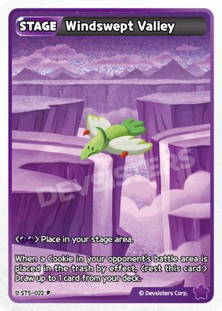 Image of Windswept Valley (ST5-022) - Promotion Cards Foil