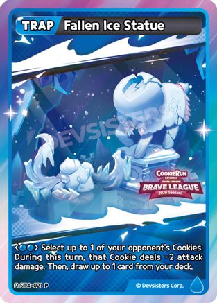 Image of Fallen Ice Statue (Brave League) (ST4-021) - Promotion Cards Foil