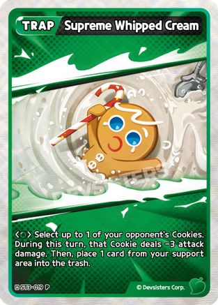 Image of Supreme Whipped Cream (ST3-019) - Promotion Cards Foil