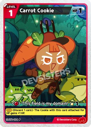 Image of Carrot Cookie (ST1-004) - Promotion Cards Foil