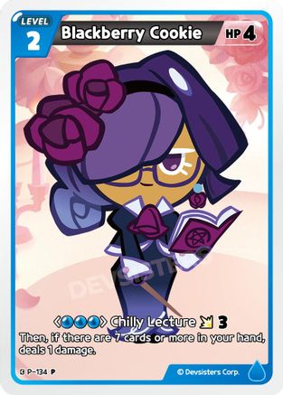 Image of Blackberry Cookie (134) (P-134) - Promotion Cards