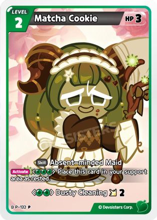 Image of Matcha Cookie (P-132) - Promotion Cards