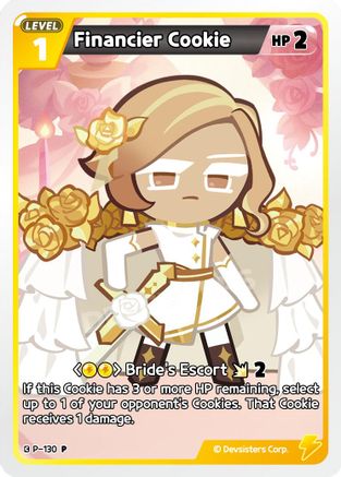 Image of Financier Cookie (P-130) - Promotion Cards