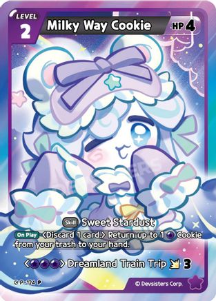 Image of Milky Way Cookie (124) (P-124) - Promotion Cards Foil