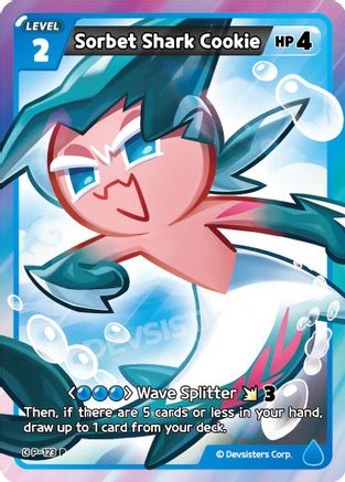 Image of Sorbet Shark Cookie (P-123) - Promotion Cards Foil