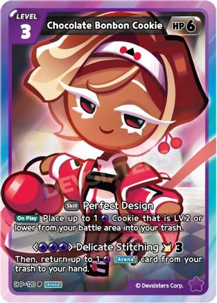 Image of Chocolate Bonbon Cookie (P-120) - Promotion Cards Foil