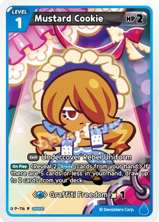 Image of Mustard Cookie (116) (P-116) - Promotion Cards