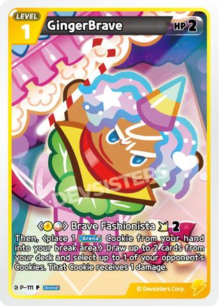 Image of GingerBrave (111) (P-111) - Promotion Cards