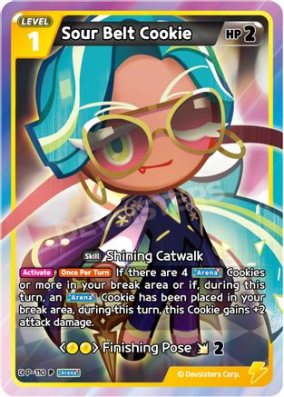 Image of Sour Belt Cookie (110) (P-110) - Promotion Cards Foil