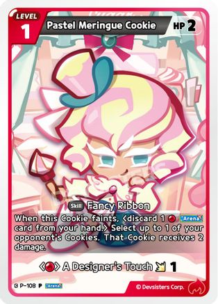 Image of Pastel Meringue Cookie (P-108) - Promotion Cards
