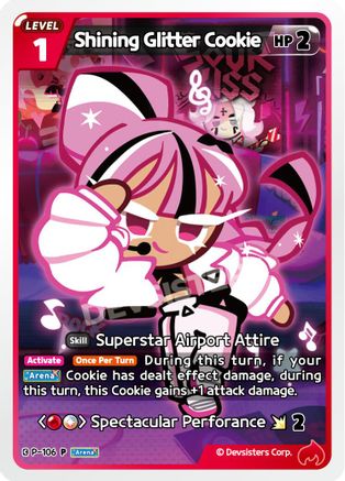 Image of Shining Glitter Cookie (P-106) - Promotion Cards