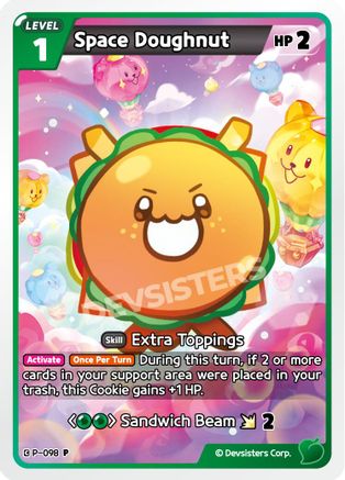 Image of Space Doughnut (P-098) - Promotion Cards
