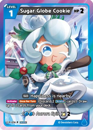 Image of Sugar Globe Cookie (P-074) - Promotion Cards Foil