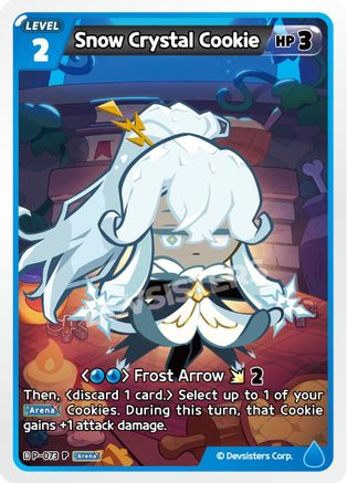 Image of Snow Crystal Cookie (P-073) - Promotion Cards