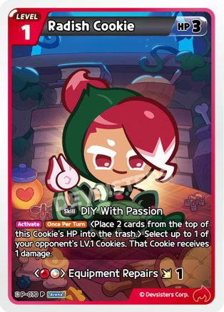 Image of Radish Cookie (P-070) - Promotion Cards