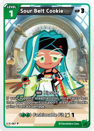 Image of Sour Belt Cookie (067) (P-067) - Promotion Cards