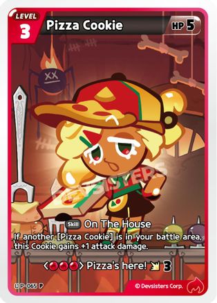 Image of Pizza Cookie (P-065) - Promotion Cards