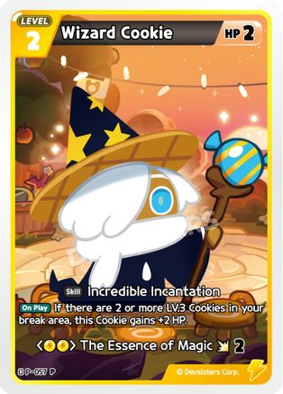 Image of Wizard Cookie (057) (P-057) - Promotion Cards